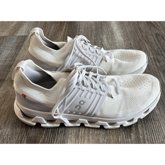 On Cloudswift 3 Road Running Shoes White Frost Lace Up Sneakers Women’s Size 9.5 - Picture 1 of 12